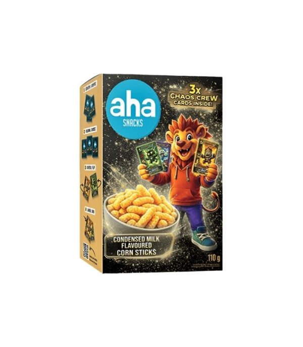 Aha - Caramelized Milk Flavored Corn Sticks 110g Aha - Caramelized Milk Flavored Corn Sticks 110g