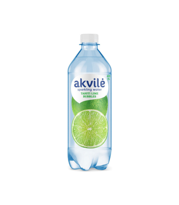 Akvile - Lime Tahiti Flavour Carbonated Water 600ml Akvile - Lime Tahiti Flavour Carbonated Water 600ml