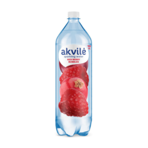 Akvile - Red Berries flavour Lightly Carbonated Water 1.5L Baltasis Pyragas - Ajeru Bread 650g