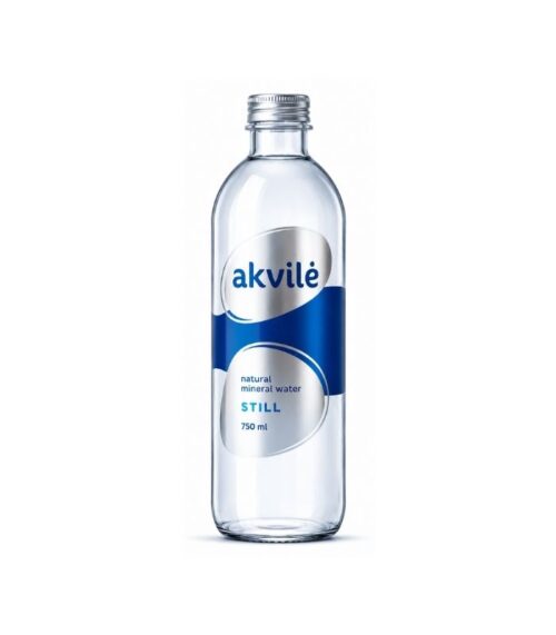 Akvile - Still Natural Mineral Water Akvile 750ml Glass