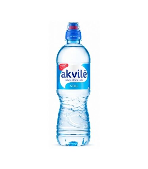 Akvile - Still Natural Mineral Water in Sport Bottle 1L