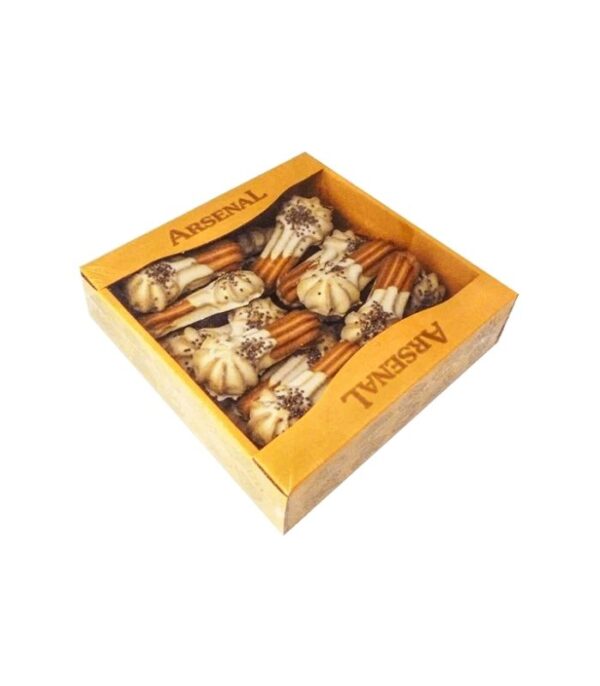 Arsenal - Exquisite Biscuits with White Decorated 450g Arsenal - Exquisite Biscuits with White Decorated 450g