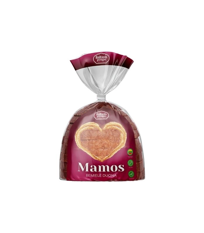 Baltasis Pyragas - Mamos Light Yeast Free Bread 500g A.Banionio - Chicken Eggs 10 pcs Size L