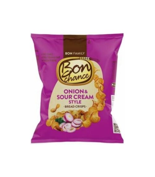 Bon Chance - Bread Crisps Sour Cream and Onion 60g Bon Chance - Bread Crisps Sour Cream and Onion 60g