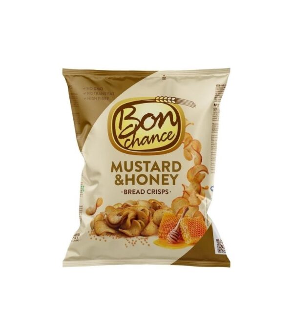 Bon Chance - Bread Crisps with Mustard and Honey 120g Bon Chance - Bread Crisps with Mustard and Honey 120g