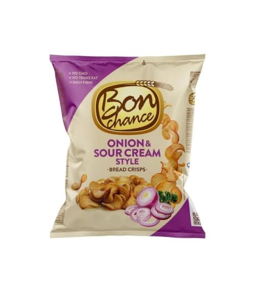 Bon Chance - Bread Crisps with Sour Cream and Onion 120g
