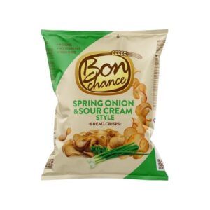 Bon Chance - Bread Crisps with Spring Onion and Sour Cream 120g Bon Chance - Dark Bread Crisps with Garlic 120g