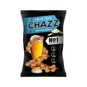 Chazz - Bread Chips Sour Cream and Onion Akvile - Orange Flavour Carbonated Water 600ml