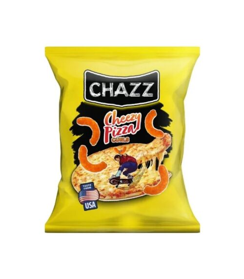 Chazz - Crispy Corn Curls Pizza Flavour 100g