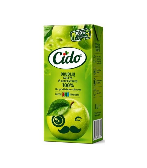 Cido-Apple-Juice-A-D-E-Vitamins-200mlN1 Cido - Apple Juice +A, D, E Vitamins 200ml