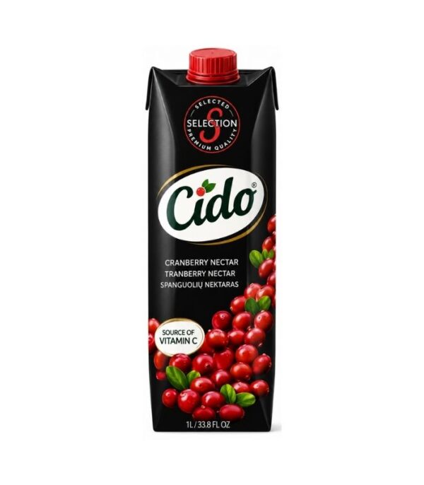 Cido-Cranberry-Juce-drink-1LN1 Cido - Cranberry Juce drink 1L