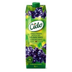Cido-Grape-Nectar-1LN1 Kedainiu Konservai - Geras Vaizdelis Pickled Cucumbers 720ml