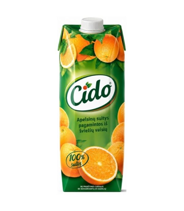 Cido-Orange-Juice-100-1LN1 Cido - Orange Juice 100% 1L