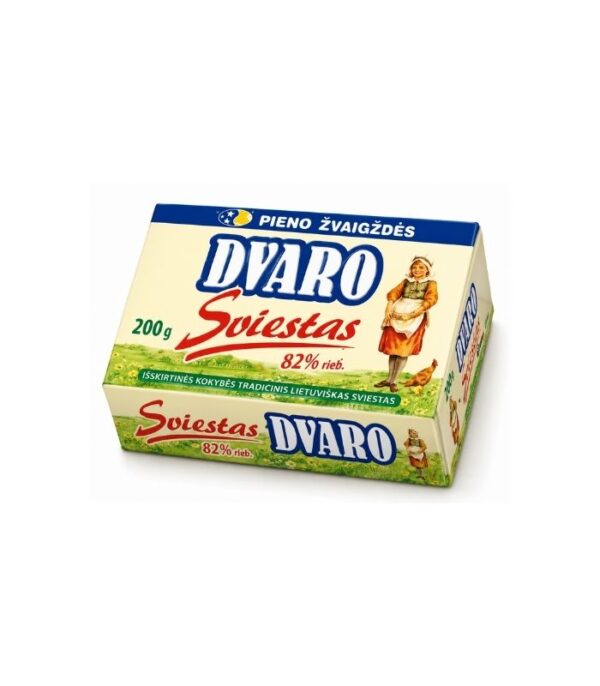 Dvaro-Butter-82-Fat-200gN1 Dvaro - Butter 82% Fat 200g