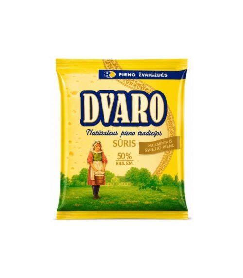 Dvaro-Cheese-50-Fat-240gN1 Dvaro - Cheese 50% Fat 240g