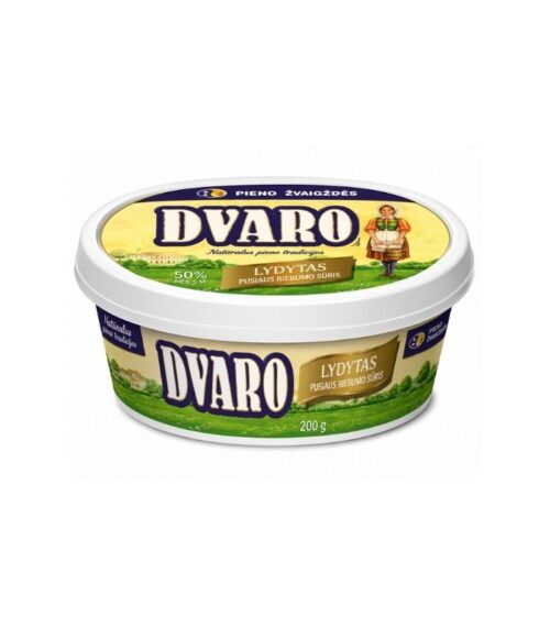 Dvaro-Melted-Cheese-50-Fat-150gN1 Dvaro - Melted Cheese 50% Fat 150g