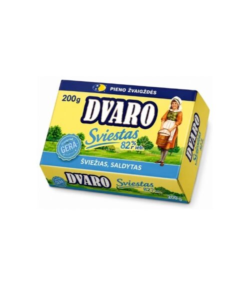 Dvaro-Slightly-Salted-Butter-200gN1 Dvaro - Slightly Salted Butter 200g
