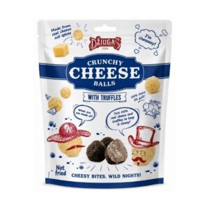 Dziugas-Balls-of-Crunchy-Dried-Cheese-with-Truffles-40gN1 A.Banionio - Chicken Eggs 10 pcs Size L