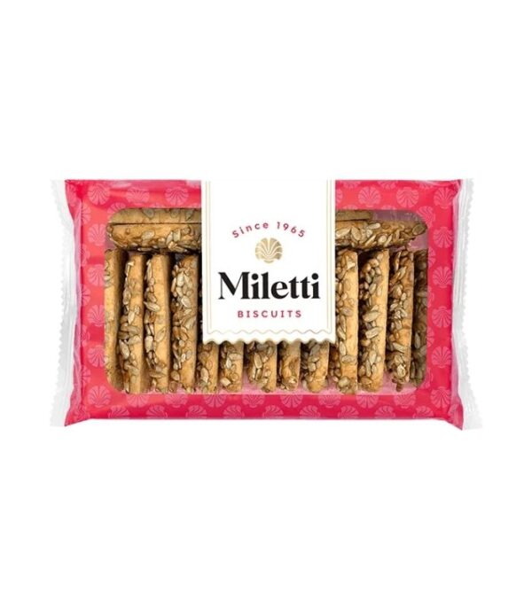 Dzukija - Biscuits Miletti with Sunflower Seeds 300g Dzukija - Biscuits Miletti with Sunflower Seeds 300g