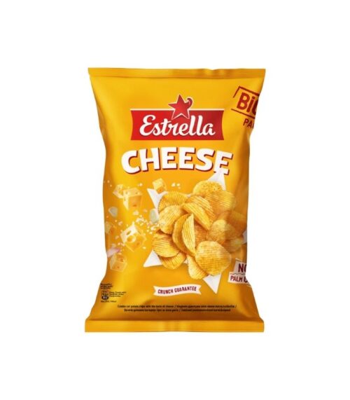 Estrella - Cheese Flavour Crisps 130g Estrella - Cheese Flavour Crisps 130g