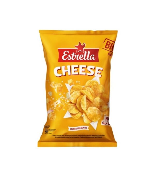 Estrella - Cheese Flavour Crisps 130g Estrella - Cheese Flavour Crisps 130g