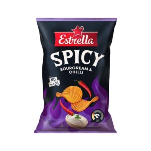Estrella - Sourcream and Chili Chips 115g Chazz - Bread Chips Sour Cream and Onion