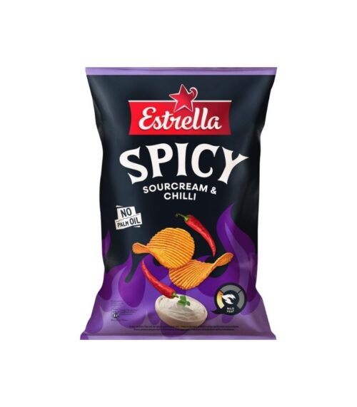 Estrella - Sourcream and Chili Chips 115g Estrella - Sourcream and Chili Chips 115g