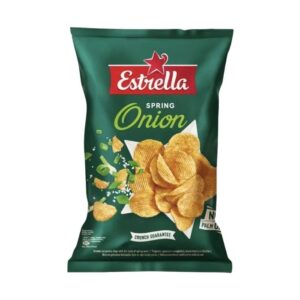 Estrella - Spring Onion Crisps 130g Acorus - Raspberry Leafs Herbal Tea 50g