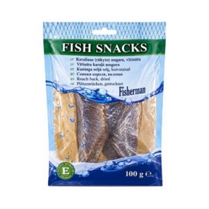Fisherman-Dried-Roach-Back-100gN1 Dauparu Zuvis - Dried Pink Salmon 100g