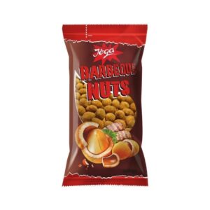 Jega - Barbecue Flavour Peanuts 200g Javine - Corn Sticks Javinukai with Yogurt Filling 150g