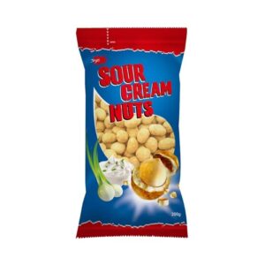 Jega - Sourcream and Onion Flavour Peanuts 200g Jega - Paprika Flavour Peanuts 200g