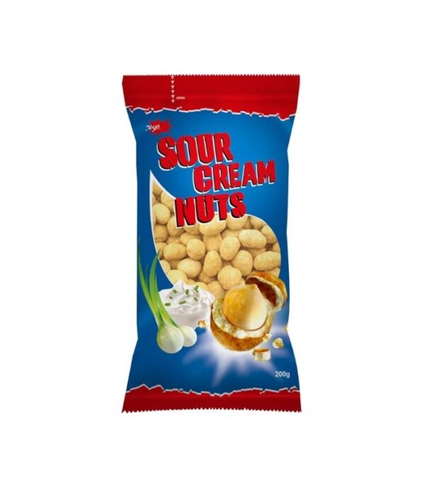 Jega - Sourcream and Onion Flavour Peanuts 200g Jega - Sourcream and Onion Flavour Peanuts 200g
