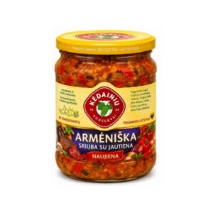 Kedainiu-Konservai-Armenian-Soup-with-Beef-480gN1 Aroma Gold - Ground Coffee In-Cup 500g