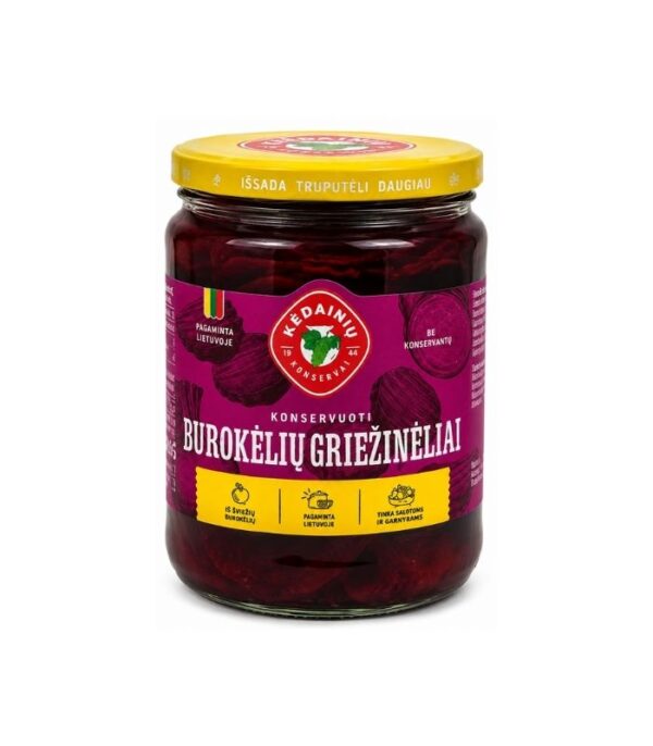 Kedainiu-Konservai-Canned-Red-Beetroot-in-Slices-510gN1 Kedainiu Konservai - Canned Red Beetroot in Slices 510g