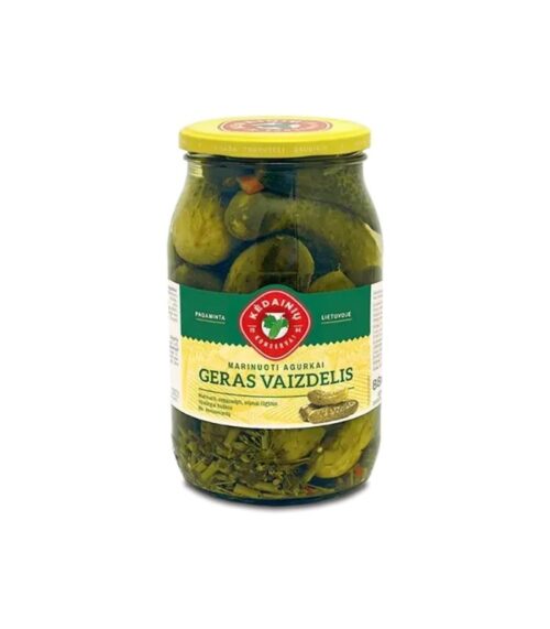 Kedainiu Konservai - Geras Vaizdelis Pickled Cucumbers 880ml Kedainiu Konservai - Geras Vaizdelis Pickled Cucumbers 880ml