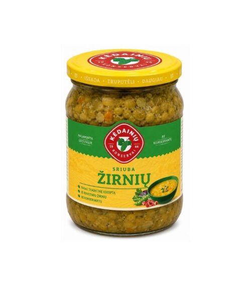 Kedainiu-Konservai-Peas-Soup-with-Smoked-Flank-500mlN1 Kedainiu Konservai - Peas Soup with Smoked Flank 500ml