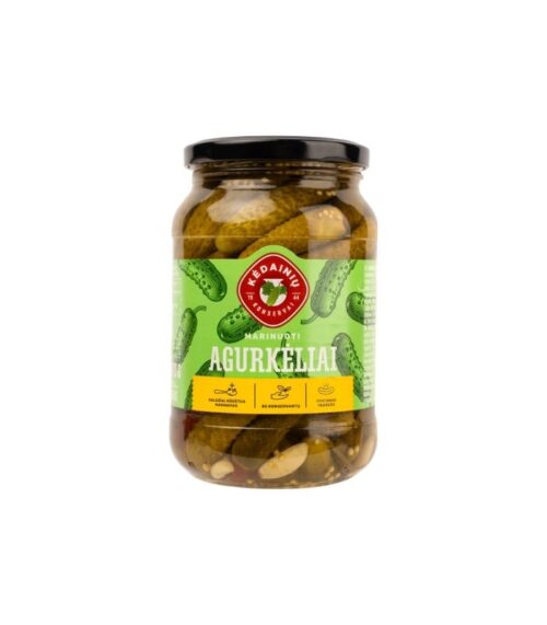 Kedainiu Konservai - Pickled Gherkins 580ml Kedainiu Konservai - Pickled Gherkins 580ml