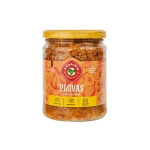 Kedainiu Konservai - Pilaf 480g Luksiu Pienine - BBQ King Fried Curd Cheese with Garlic Chili Pepper 230g