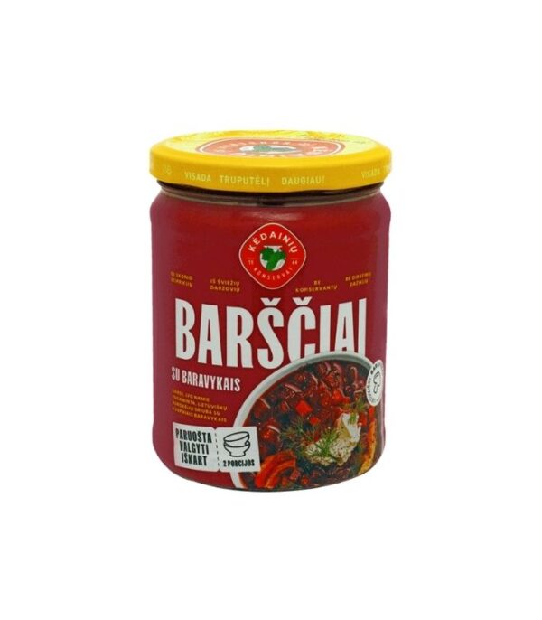 Kedainiu Konservai - Ready to Eat Borshch with Boletus 480g Kedainiu Konservai - Ready to Eat Borshch with Boletus 480g