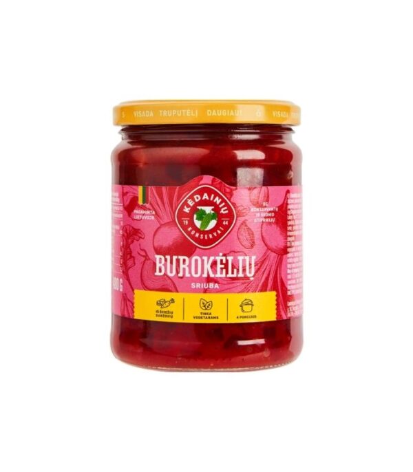 Kedainiu Konservai - Red Beetroot Soup 500ml Kedainiu Konservai - Red Beetroot Soup 500ml