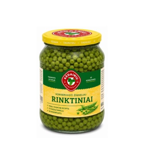 Kedainiu-Konservai-Rinktiniai-Green-Peas-690gN1 Kedainiu Konservai - Rinktiniai Green Peas 690g