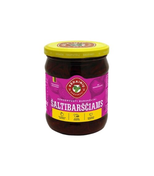 Kedainiu Konservai - Saltibarsciu Canned Red Beetroot 480g Kedainiu Konservai - Saltibarsciu Canned Red Beetroot 480g