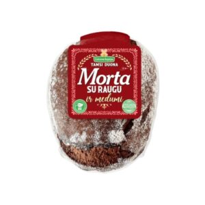 Lietuvos Kepejas - Dark Sourdough Bread with Honey Morta 500g Baltasis Pyragas - Ajeru Bread 650g