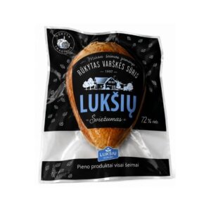 Luksiu-Pienine-Luksiu-Smoked-Curd-Cheese-with-Garlic-230gN1 Luksiu Pienine - BBQ King Fried Curd Cheese with Garlic Chili Pepper 230g