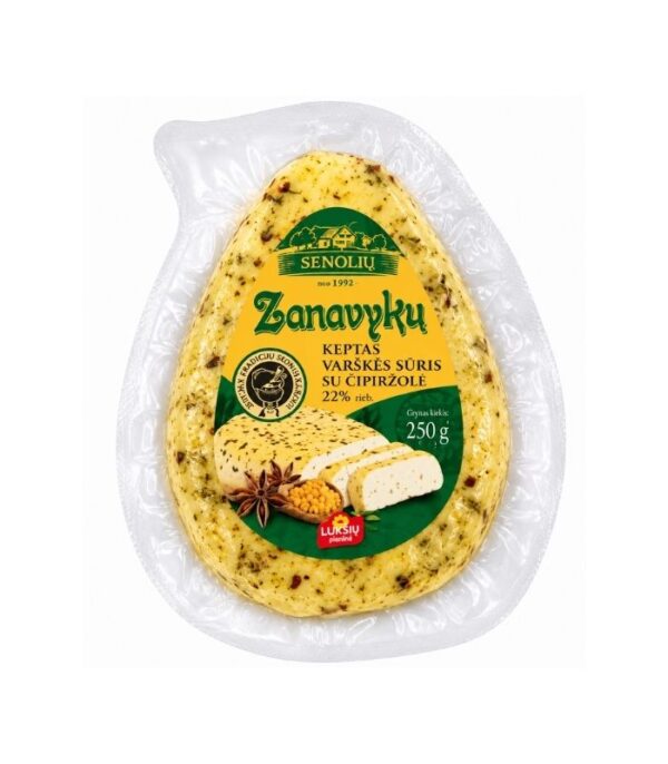 Luksiu-Pienine-Zanavyku-Fried-Curd-Cheese-with-Turmeric-230gN1 Luksiu Pienine - Zanavyku Fried Curd Cheese with Turmeric 230g