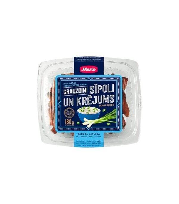 Mario - Onion and Sour Cream Fried Bread 180g Mario - Onion and Sour Cream Fried Bread 180g