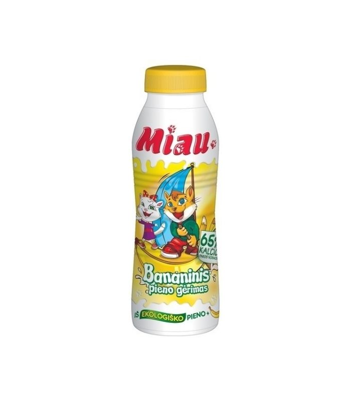 Miau - Banana Milk Drink 450ml Gubernija - Radler Kiwi Gooseberry Non Alcoholic Can 500ml