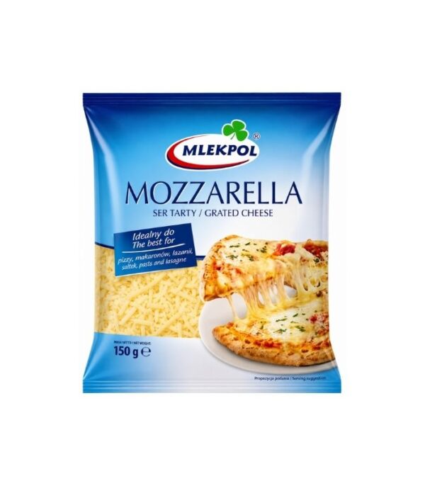 Mlekpol-Grated-Mozzarella-150gN1 Mlekpol - Grated Mozzarella 150g