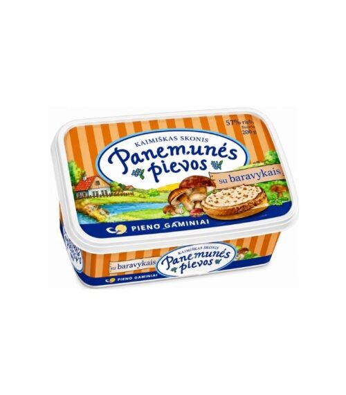 Panemunes Pievos - Melted Cheese with Edible Boletus and Champignons 160g