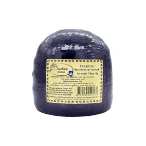 Saukenu - Black Rye Saukenu Bread 720g Baltasis Pyragas - Ajeru Bread 650g